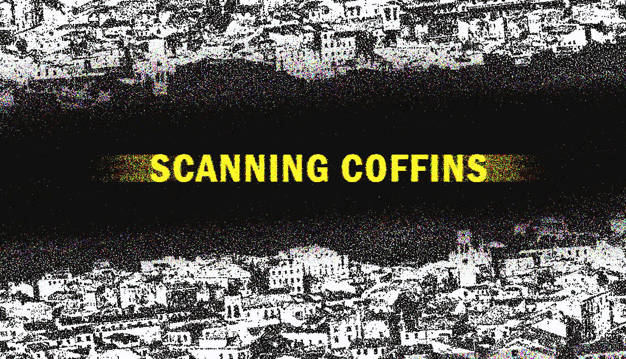 Scan coffins. Save as many people as you can as an unprecendented disaster drowns out everything around you. (Independent game project)